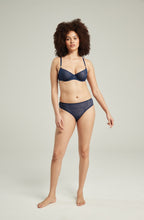The Sheer Deco High Leg Brief Black - image 12