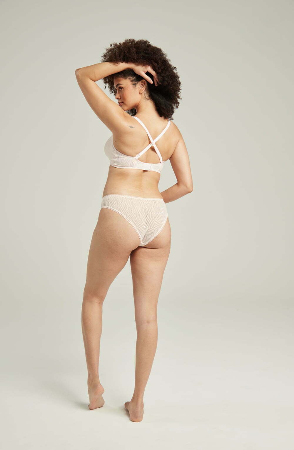 The Sheer Deco High Leg Brief Black - image 10