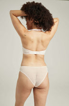 The Sheer Deco High Leg Brief Blush Pink - image 3