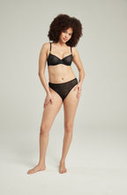 The Sheer Deco High Leg Brief Black - image 5