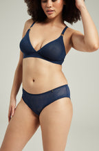 The Sheer Deco Hipster Brief Navy - image 3