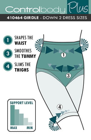 Control Body 410464 High Waist Shaping Girdle product image 4