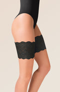 Gabriella 509 Black Lace Anti Chafing Thigh Bands – Black