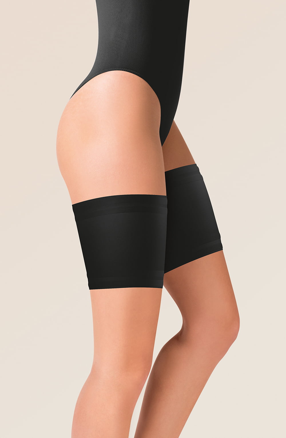 Gabriella Satin Thigh Band 510 Black product image 1