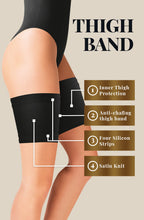 Gabriella Satin Thigh Band 510 Black product image 2