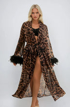 YesX YX880 Leopard Print Robe product image 1