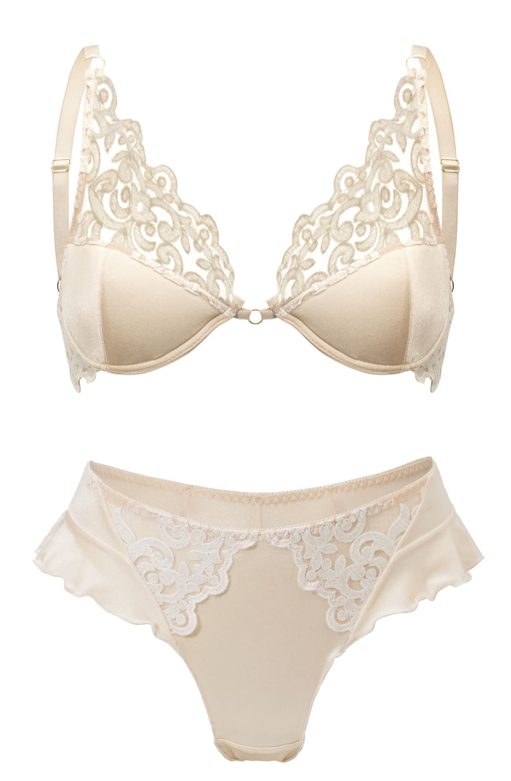 Confidante Amber Moon Beige Lace Briefs product image 6