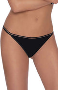 Roza Lea Black Lace Thong – Black