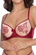 Roza Mehendi Push Up Bra Claret product image 1