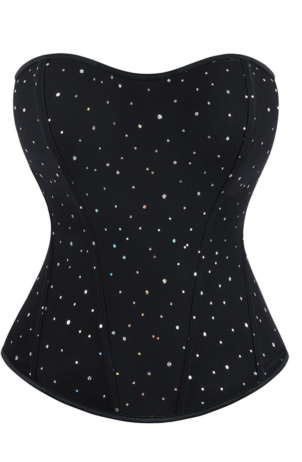 YesX YX895 Sequin Corset Black - image 2